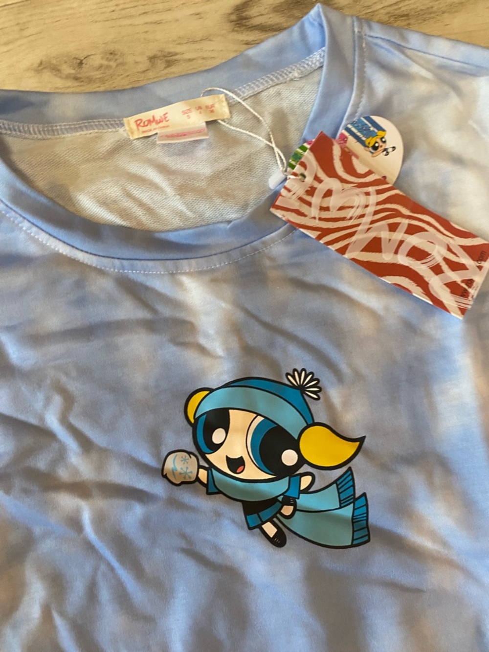 The Power Puff Girls Bubbles x Romwe top- NWT 🫧 - Picture 7 of 16